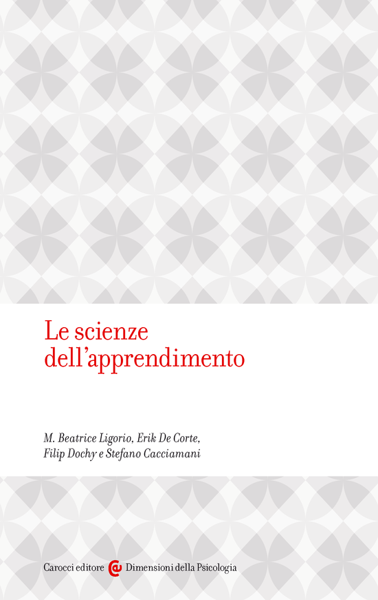 Copertina del libro Le scienze dell'apprendimento