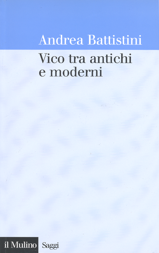 Copertina del libro Vico tra antichi e moderni