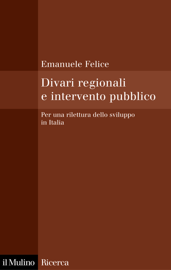 Copertina del libro Divari regionali e intervento pubblico